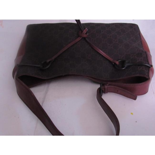 Gucci Tote Bag Newer Pursesdesigner Purses Brown Leather And Gg Leather Satchel