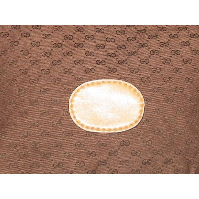 Gucci Vintage Pursesdesigner Purses Btrown Small G Logo Print Fabric And Camel Leather Jacquard Canv