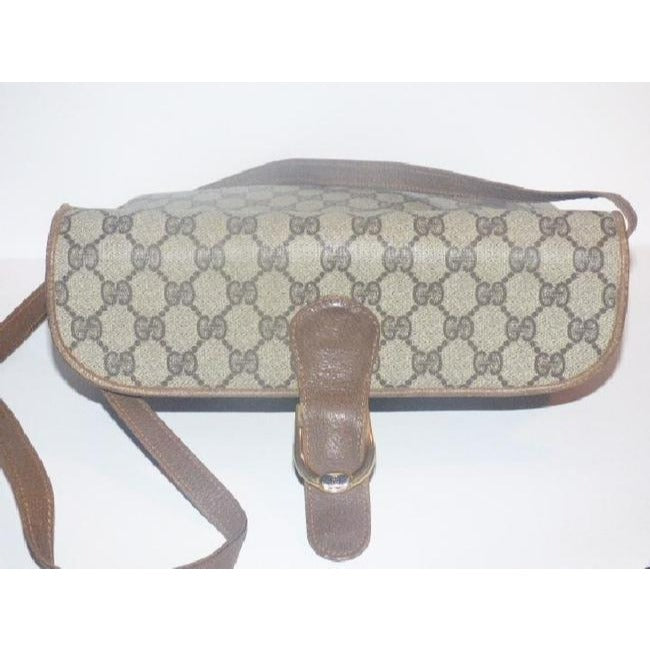 Gucci Horsebit Clutch Guccissima Print Two Way Style Brown Gg Leather Shoulder Bag