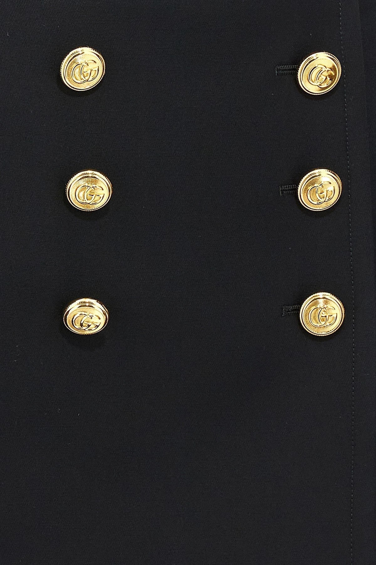 Gucci Women Logo Button Skirt