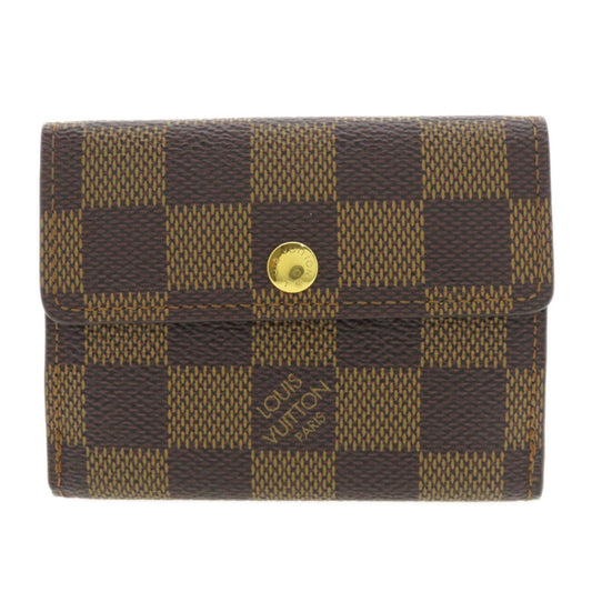 Louis Vuitton Damier Damier Canvas Ebene Damier Canvas Coin Purse/Coin Case