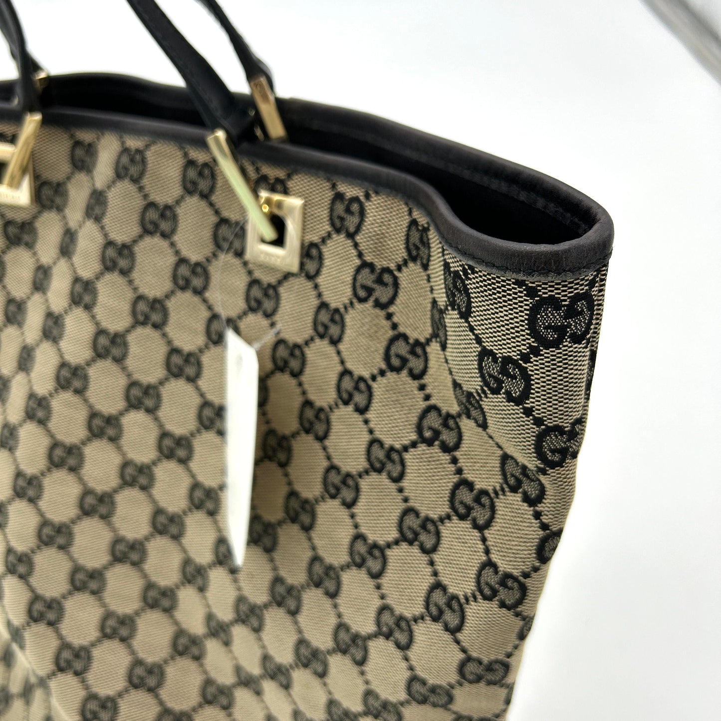 Gucci GG Canva Tote - Grey Totes, Handbags gu6610ba