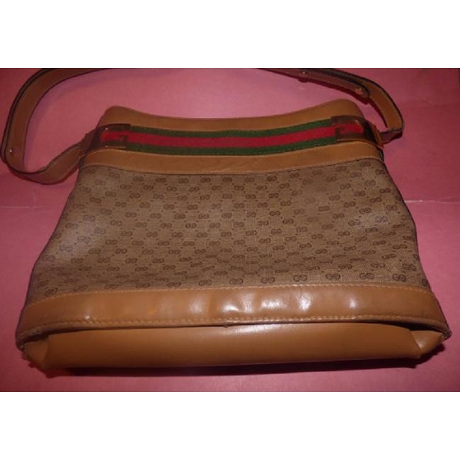 Gucci Tote Vintage Pursesdesigner Purses Brown Gg Canvas Shoulder Bag