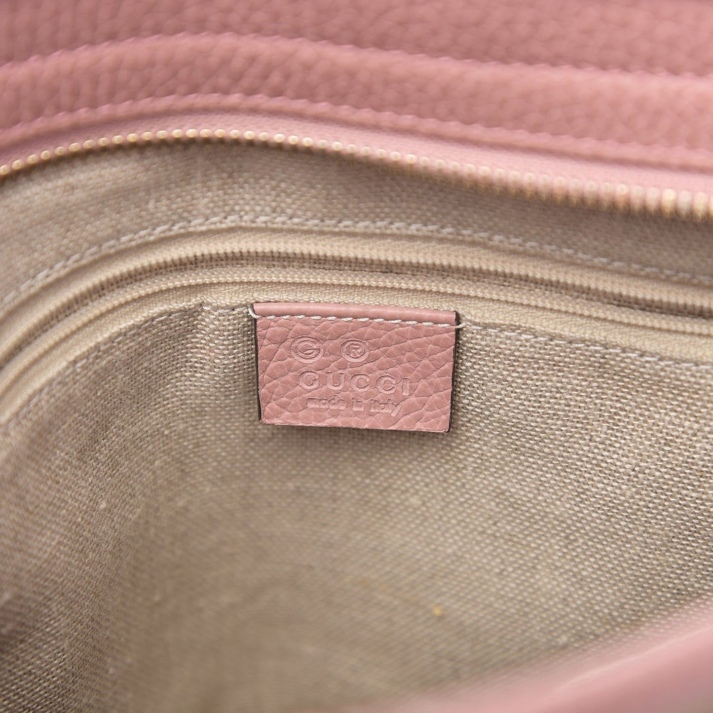 Gucci GG Canvas Small Bree Tote in Soft Pink