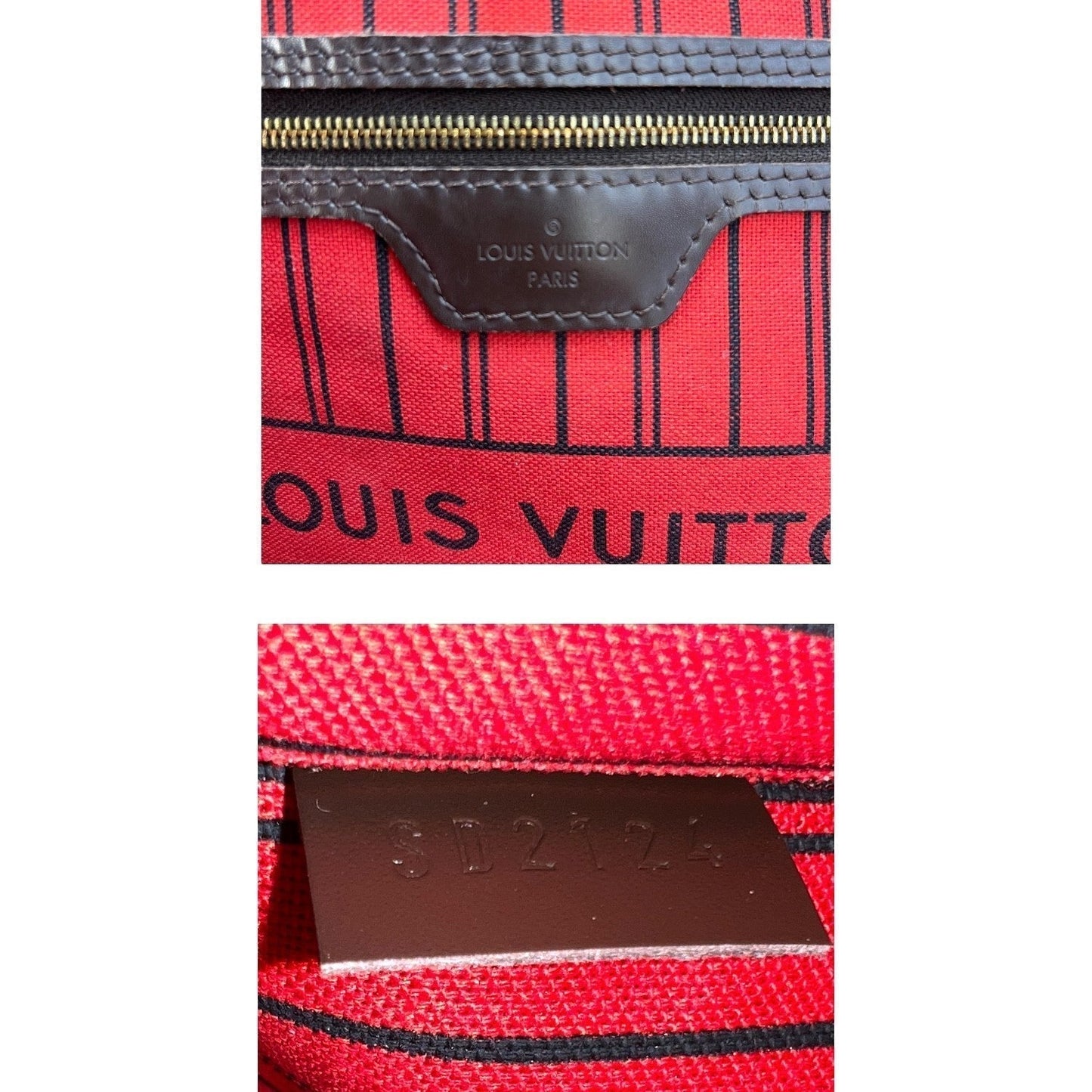 Louis Vuitton Damier Ebene Neverfull w/ Pouch GM