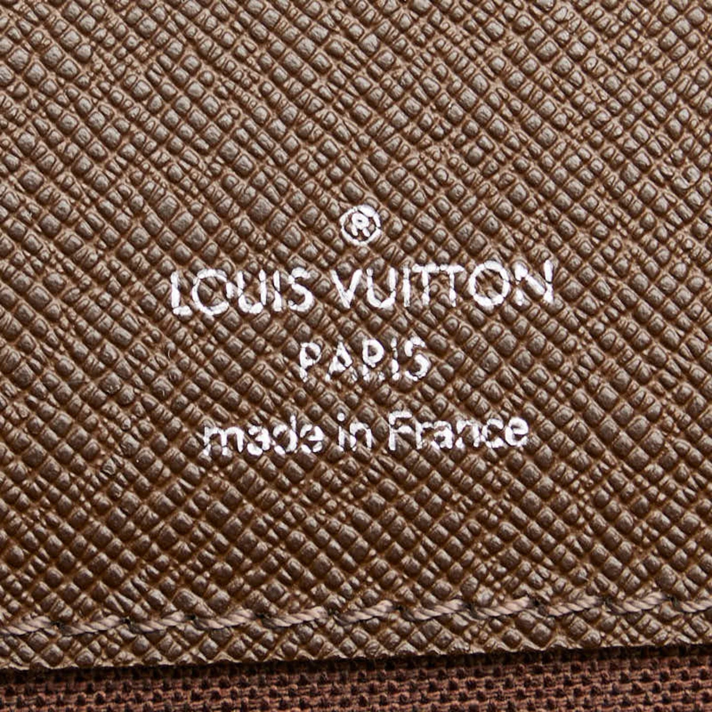 Louis Vuitton  Grizzly Leather Pochette Shoulder Bag