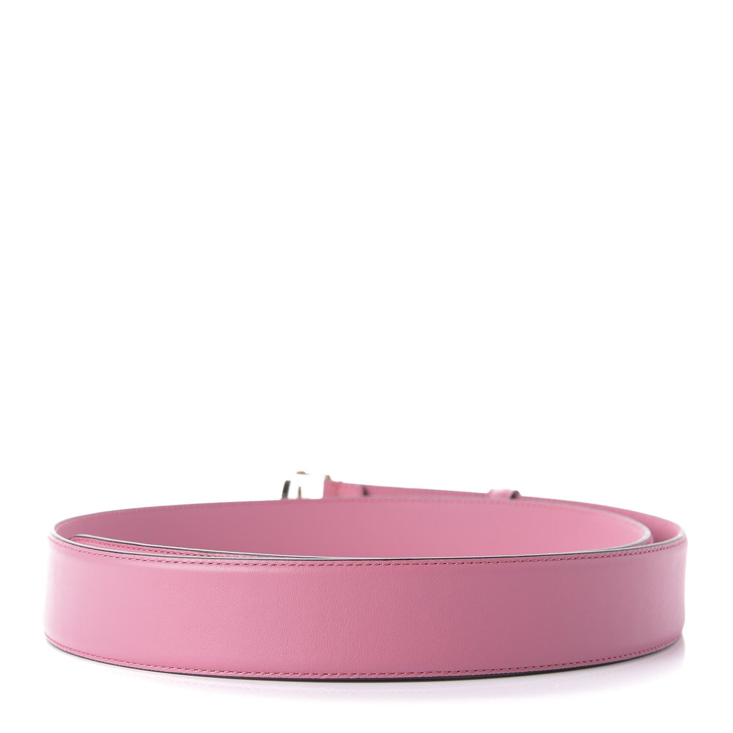 Gucci Interlocking GG Calfskin Belt in Pink Violet