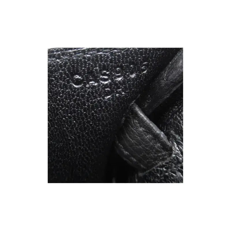 HERMES Birkin 25 Bag black togo Leather Handbag (25,28)  silver hardware