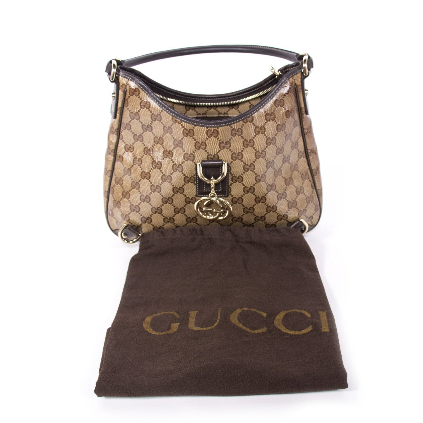 Gucci GG Patent Hobo