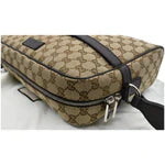 Gucci GG Monogram Canvas Messenger Bag in Beige