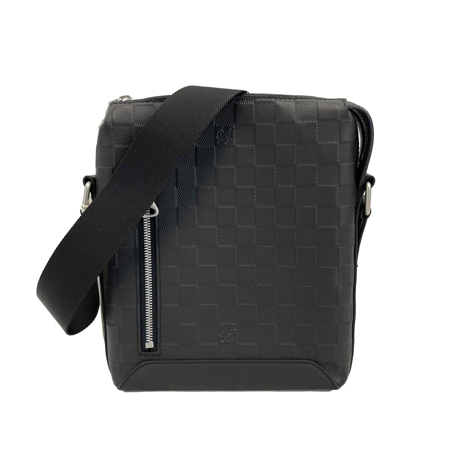 LOUIS VUITTON - Damier Infini Leather Messenger BB - Black Crossbody