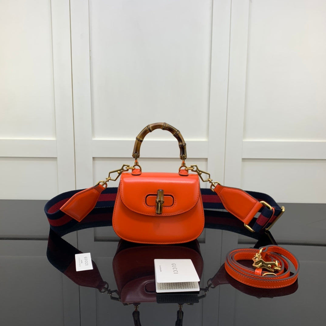BOLSA GUCCI BAMBOO 1947 PEQUENA 17