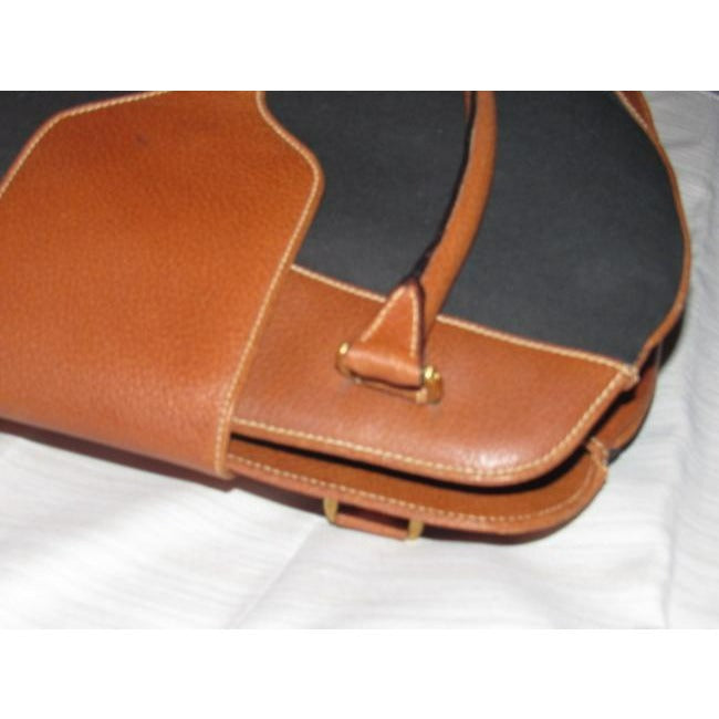 Gucci Vintage Pursesdesigner Purses Black Canvascamel Leather Leathercanvas Satchel
