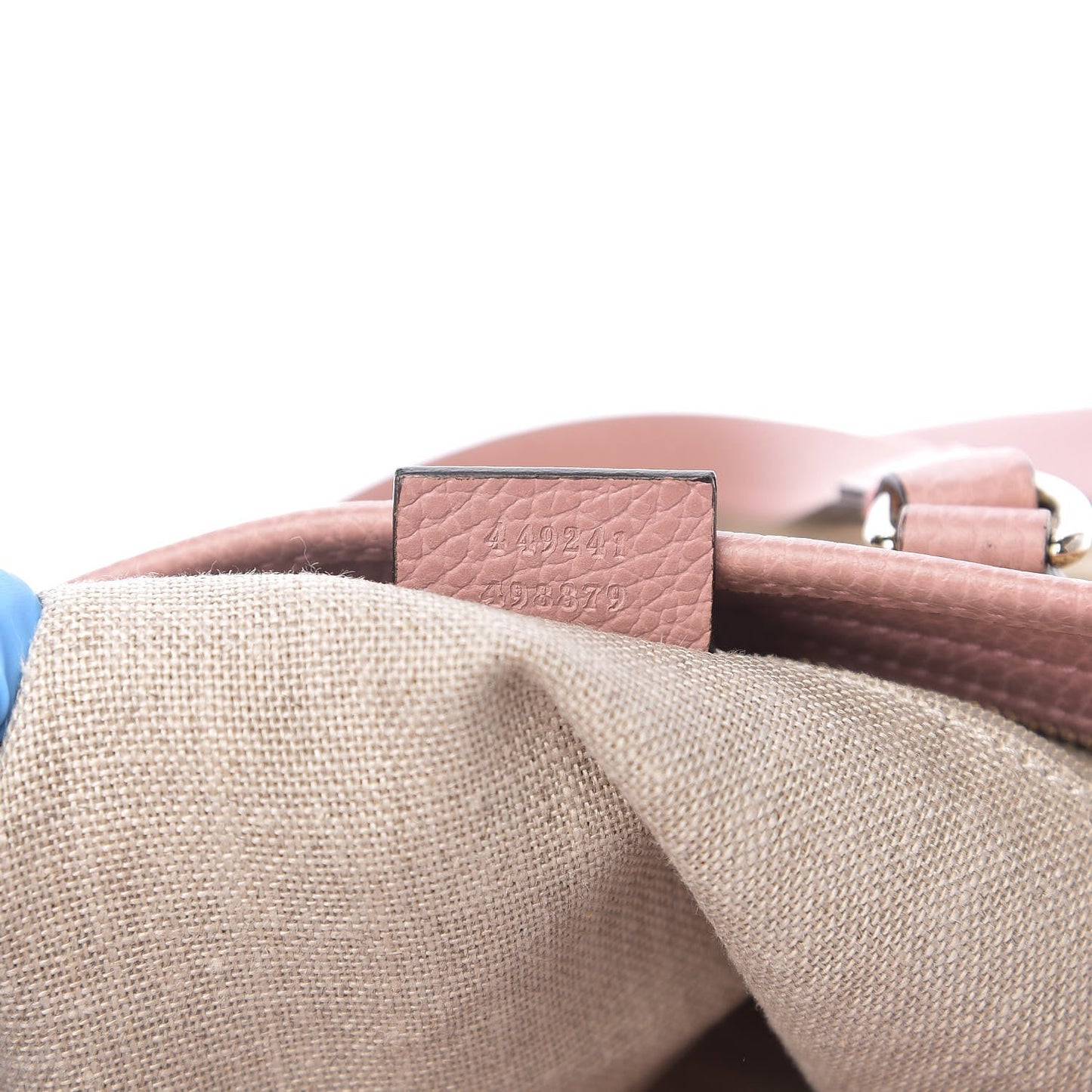 Gucci GG Canvas Small Bree Tote in Soft Pink