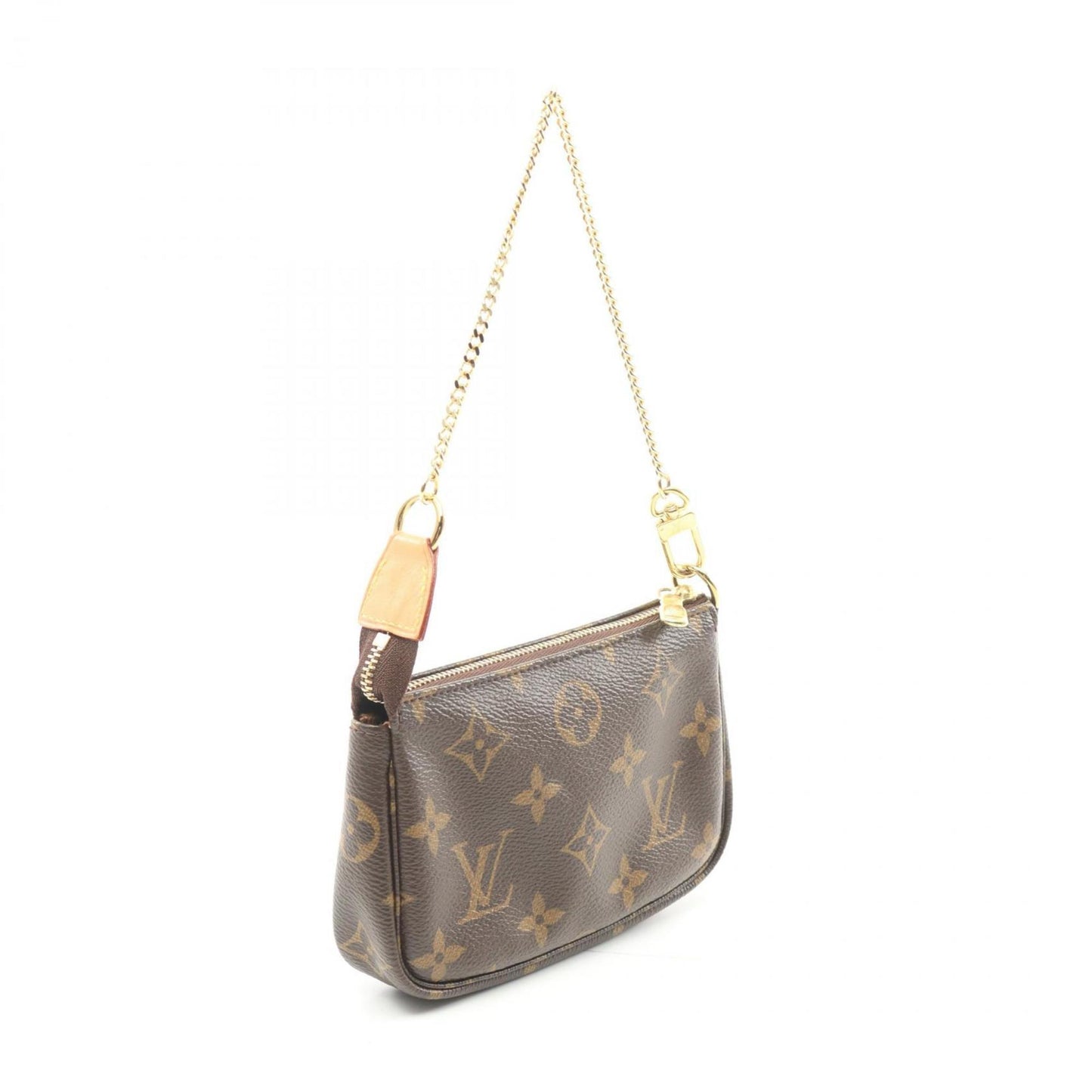 Louis Vuitton  Coated Canvas Leather Handbag Pochette