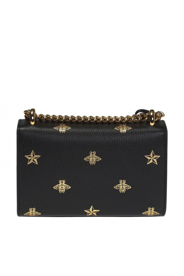 Gucci Padlock Bee Star Handbag with Chain