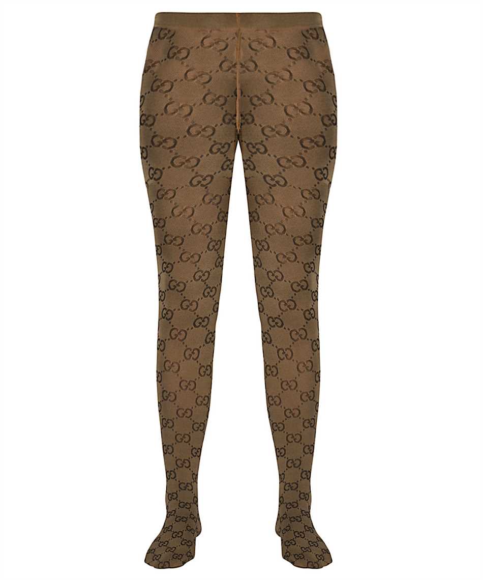 Gucci Interlocking GG Brown Patterned Tights