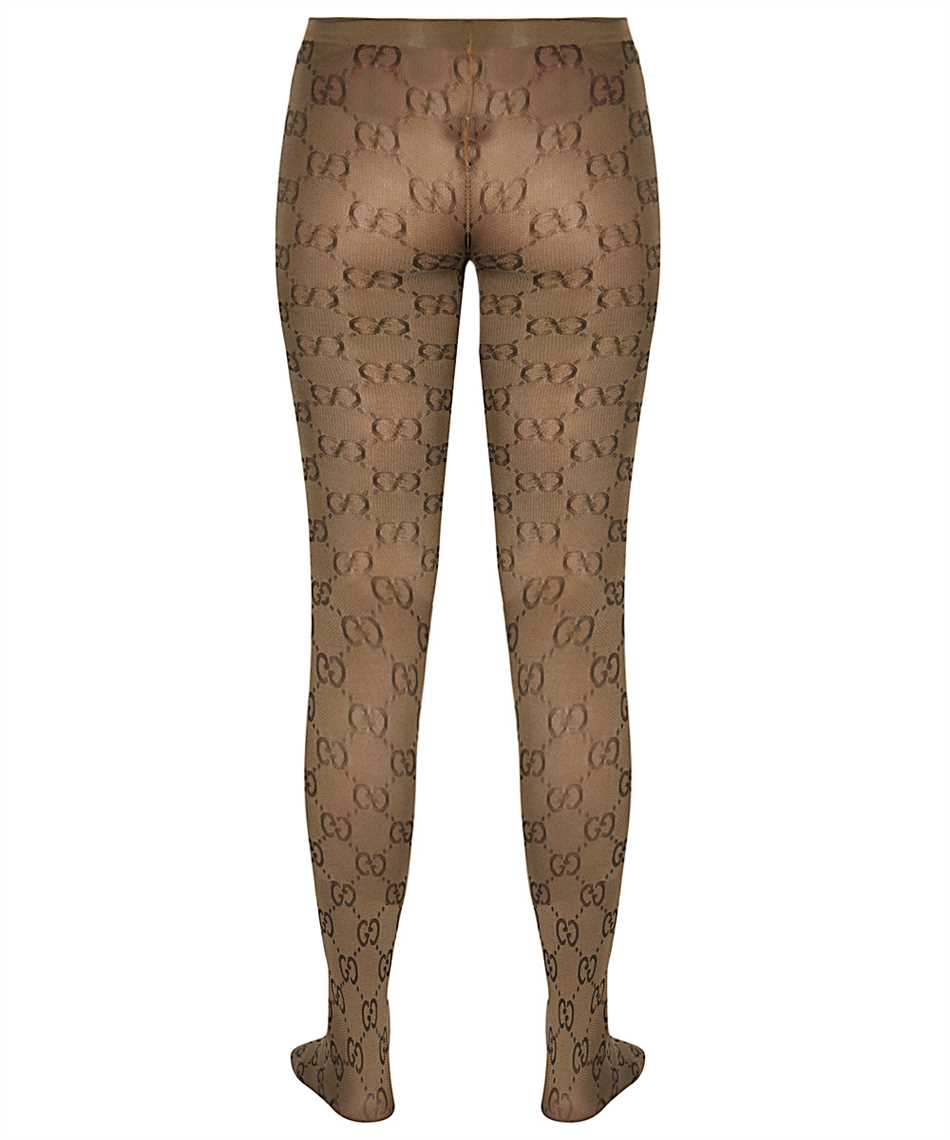 Gucci Interlocking GG Brown Patterned Tights