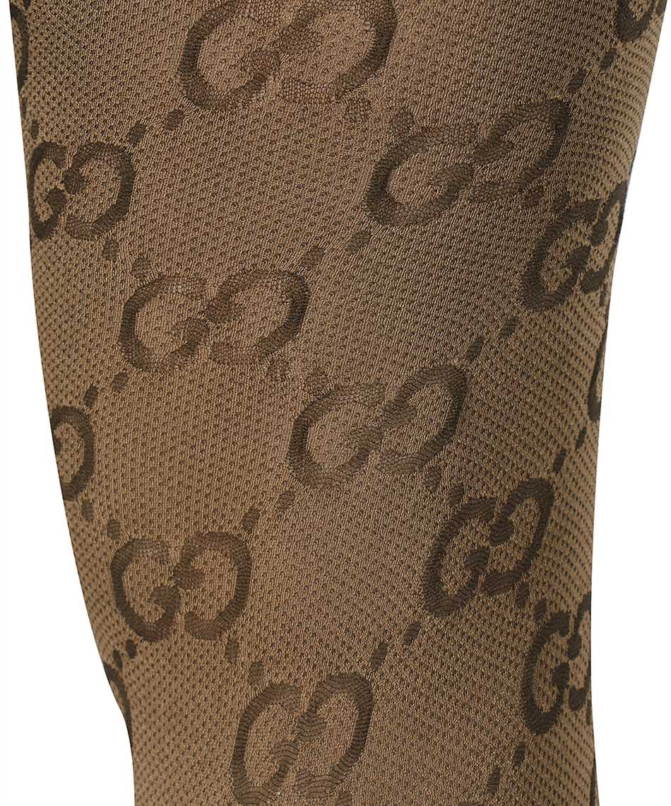 Gucci Interlocking GG Brown Patterned Tights