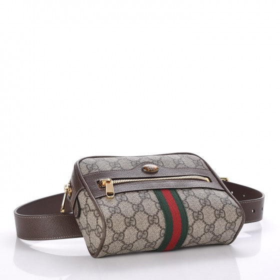 Gucci GG Supreme Monogram Web Ophidia Belt Bag