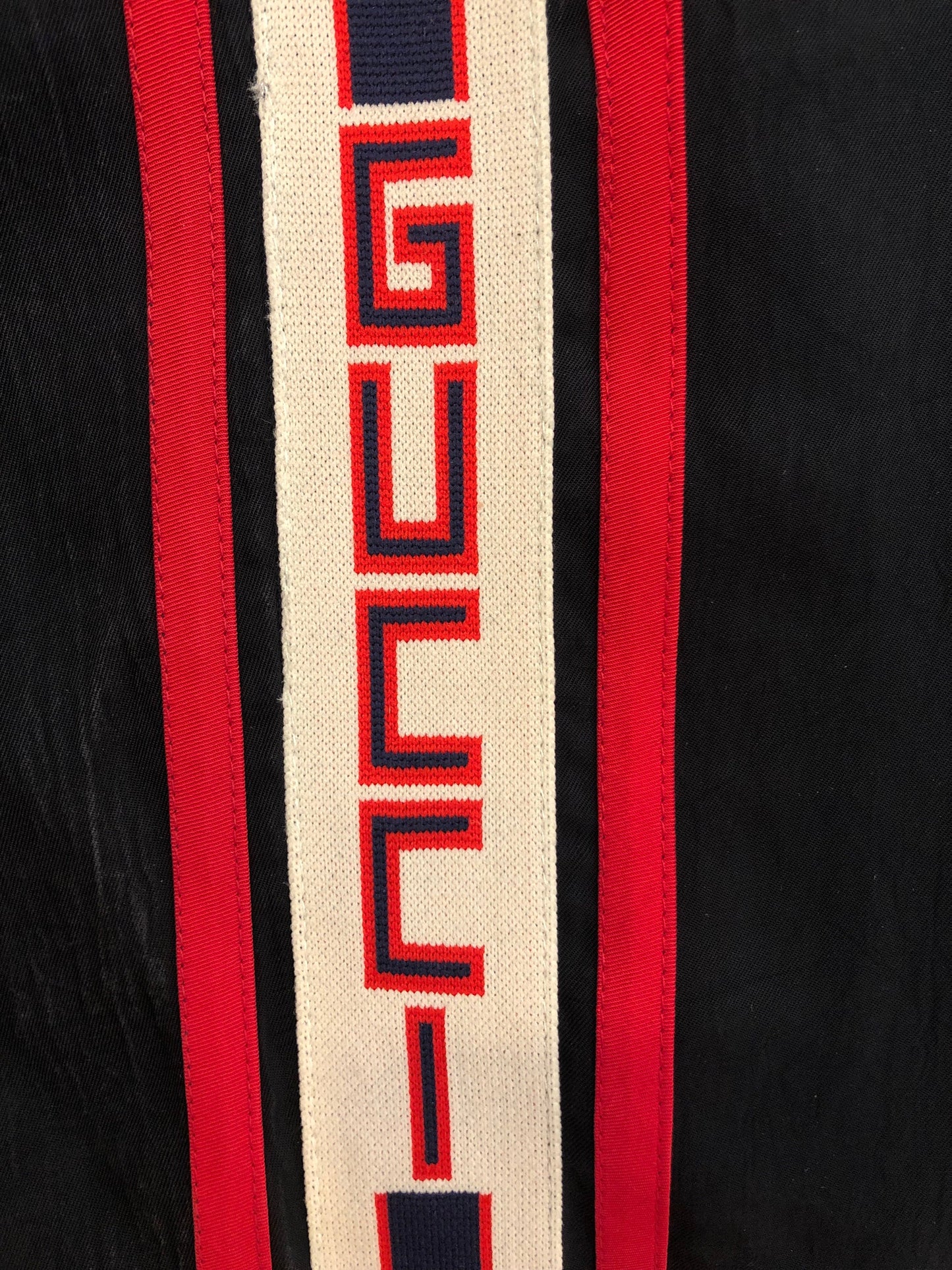 Gucci Side Logo Trim Jogger Pants in Black