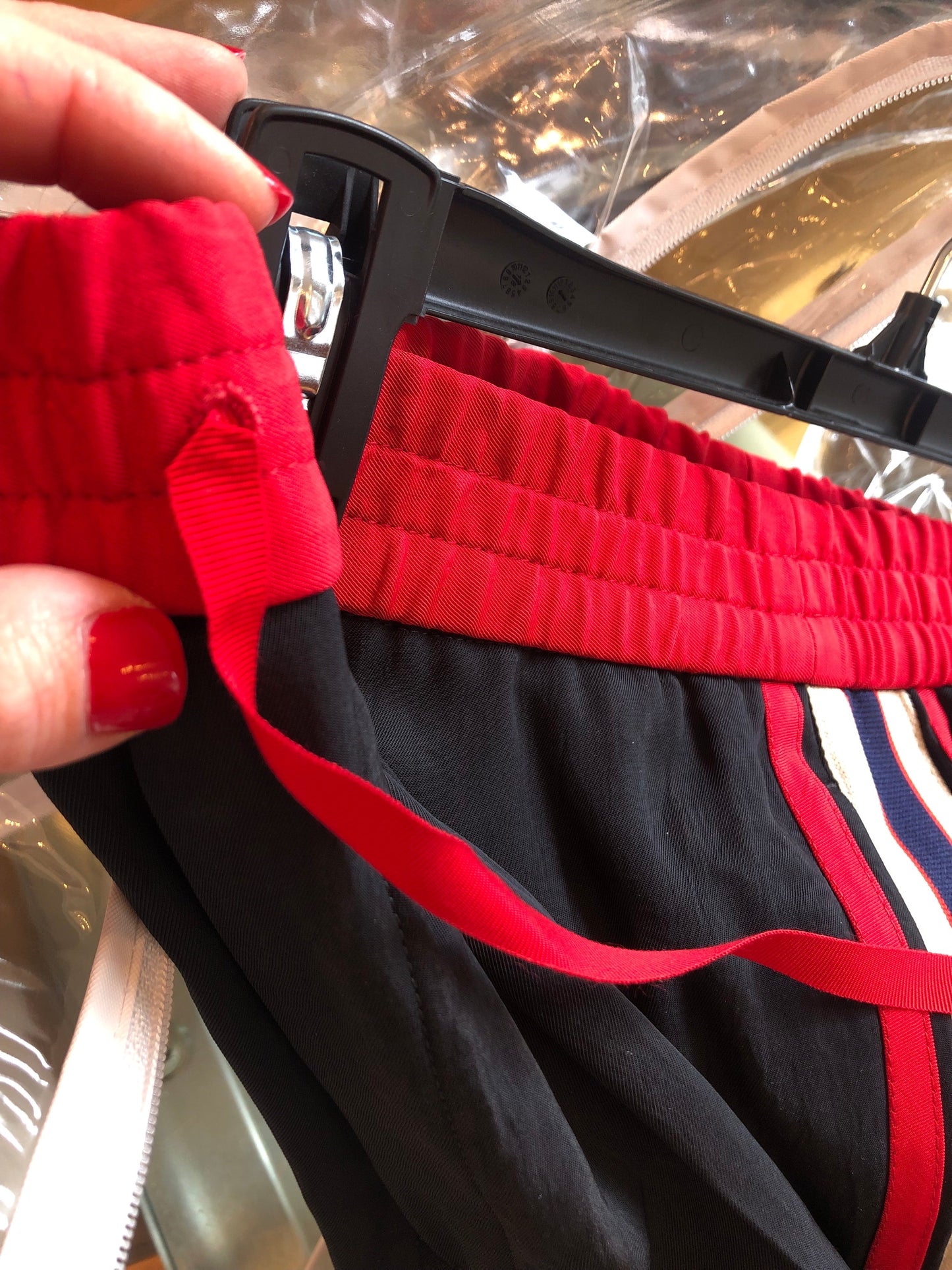 Gucci Side Logo Trim Jogger Pants in Black