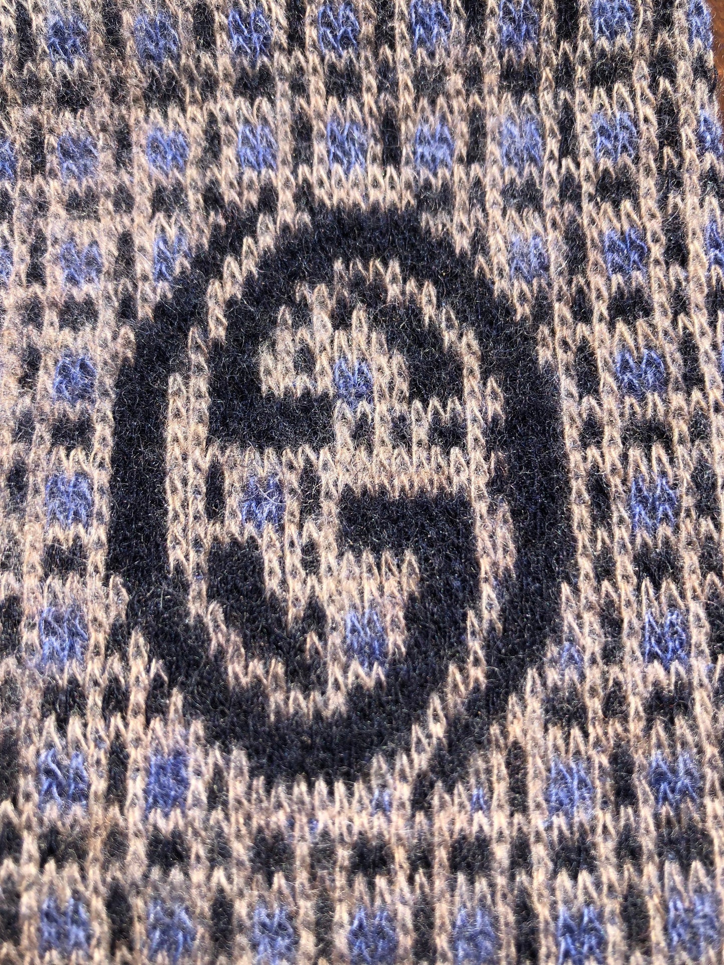 Gucci Soft Combed Wool Knee High Socks in Blue