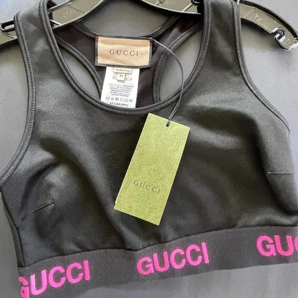 Gucci Technical Jersey Sports Bra