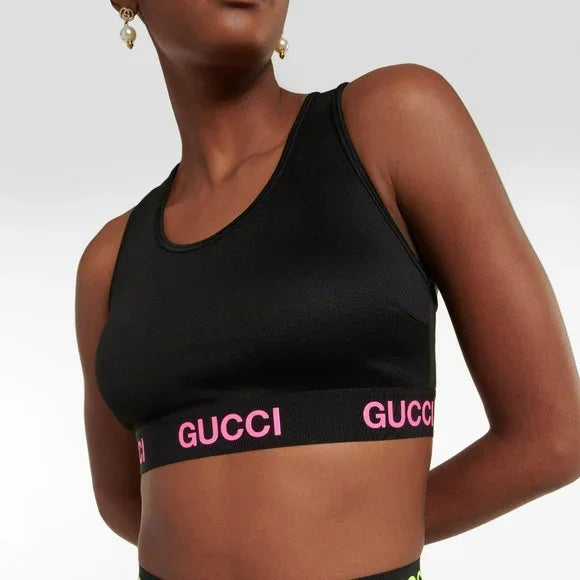 Gucci Technical Jersey Sports Bra