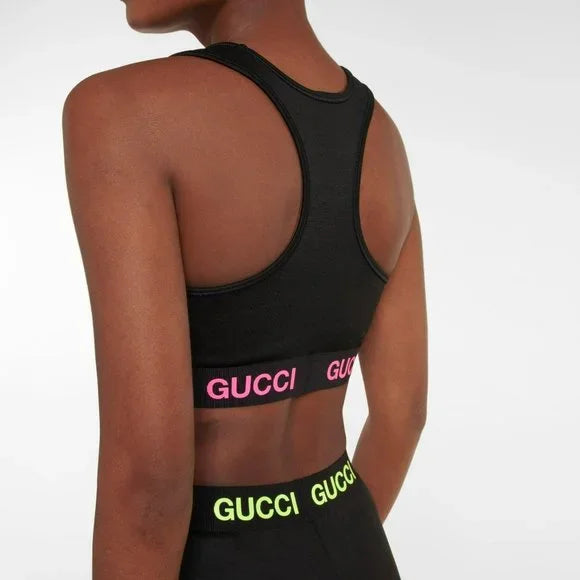Gucci Technical Jersey Sports Bra