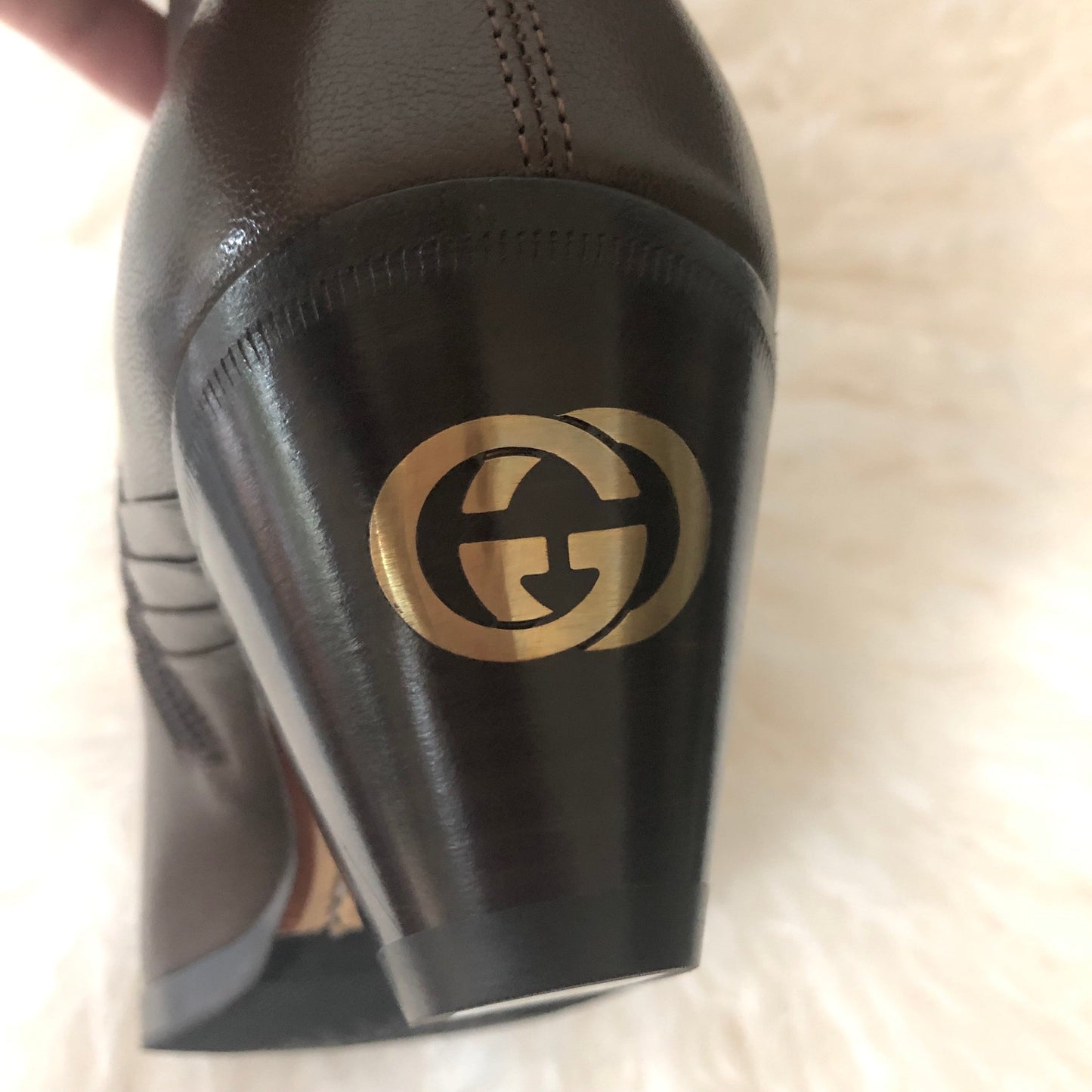Gucci Horsebit Ankle Boots in Brown
