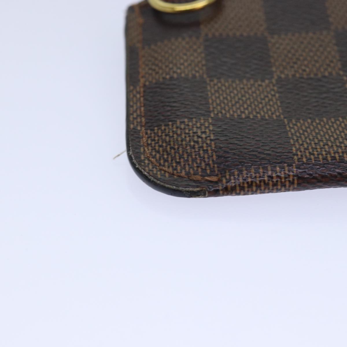 LOUIS VUITTON Damier Ebene Belmont NV Pouch LV Auth bs16821