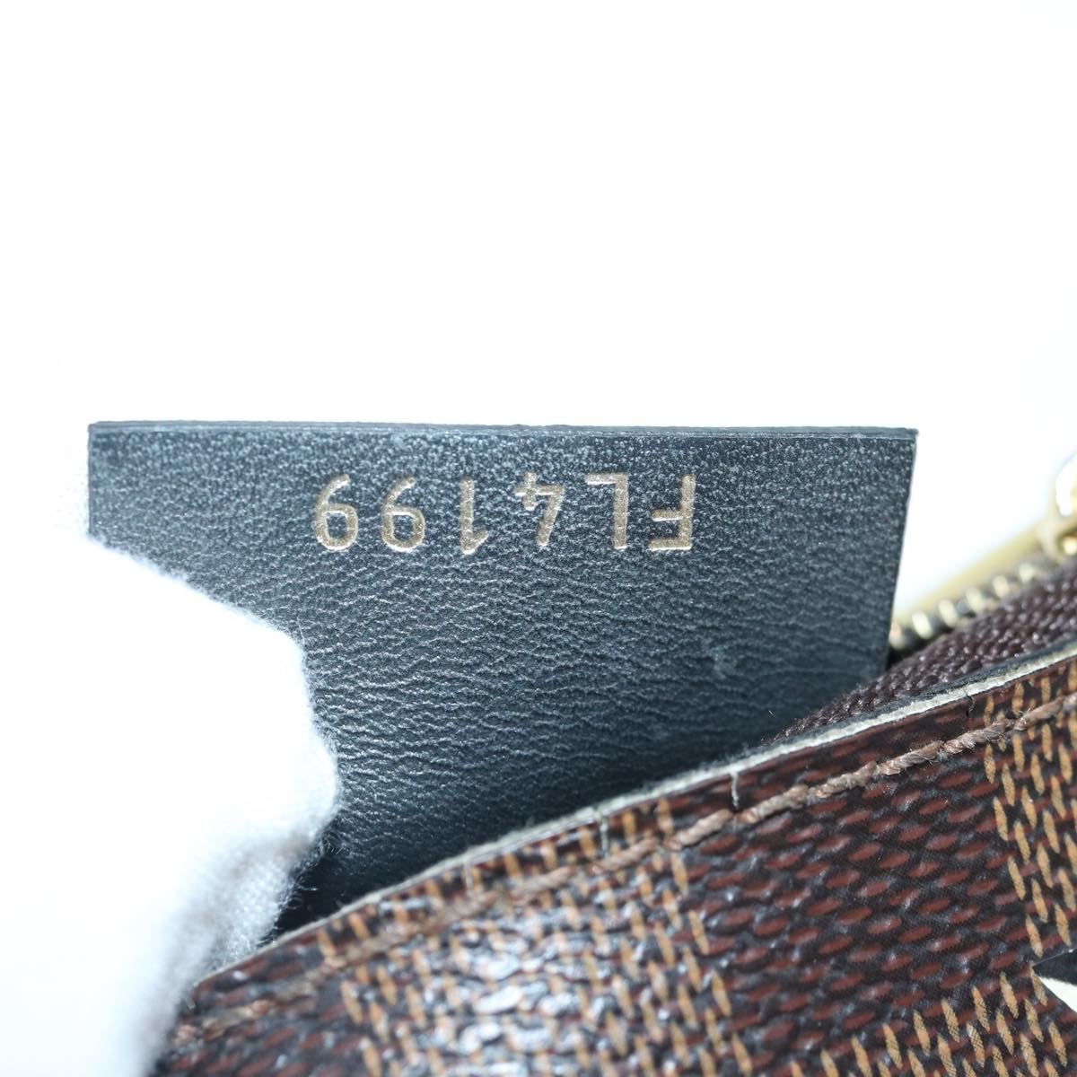 LOUIS VUITTON Damier Ebene Belmont NV Pouch LV Auth bs16821