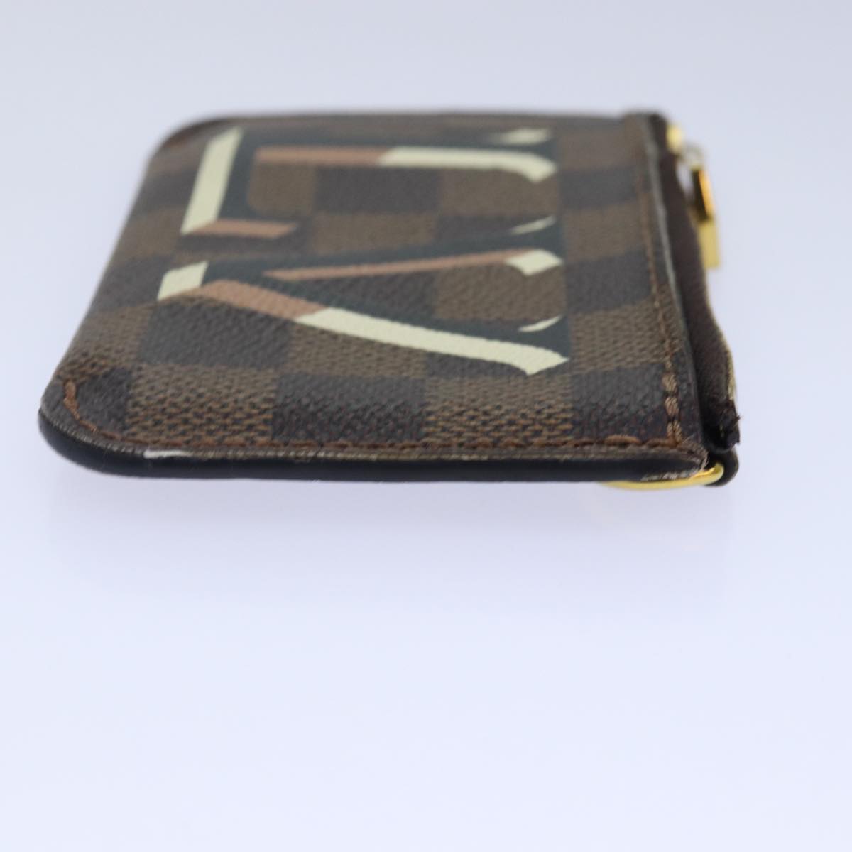 LOUIS VUITTON Damier Ebene Belmont NV Pouch LV Auth bs16821