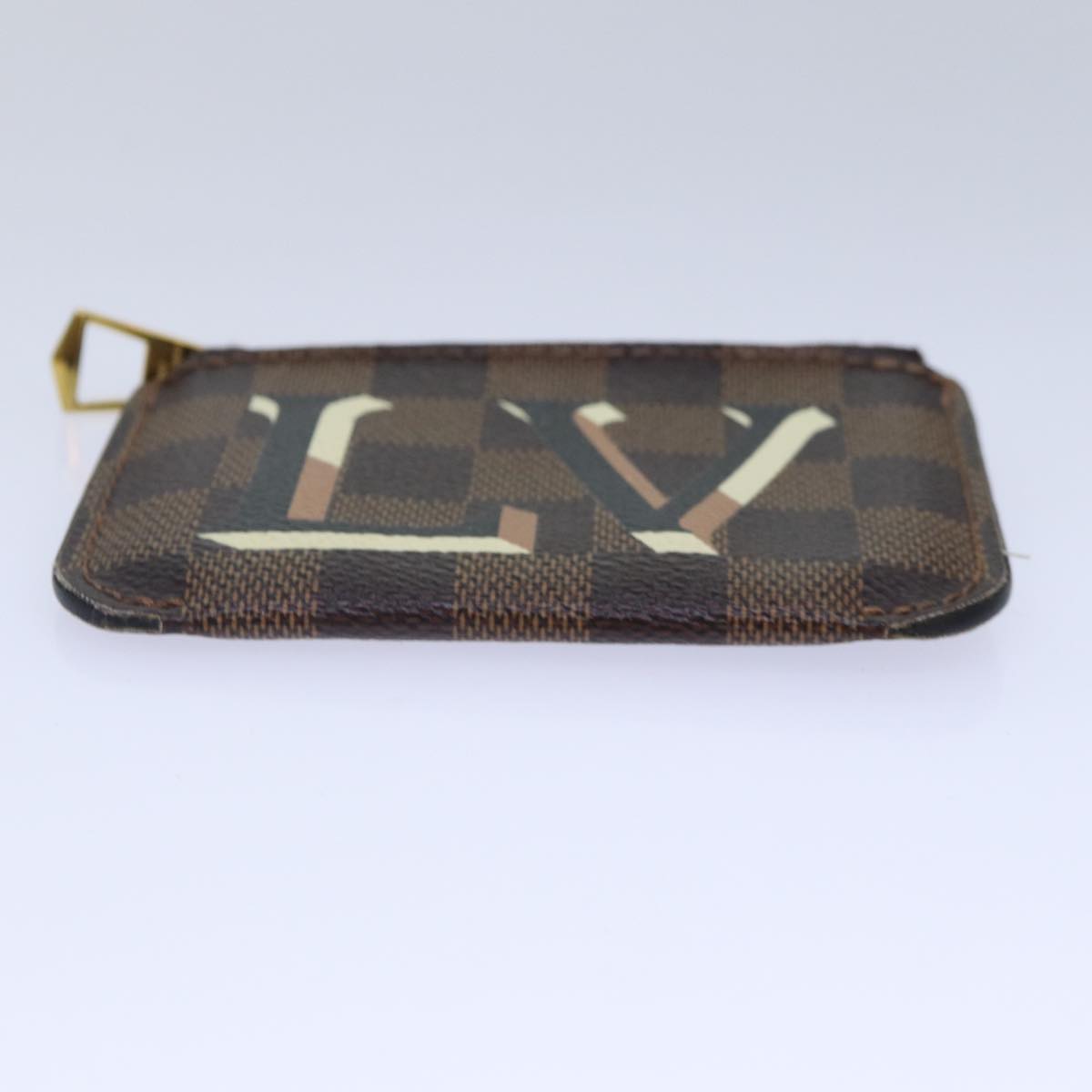 LOUIS VUITTON Damier Ebene Belmont NV Pouch LV Auth bs16821
