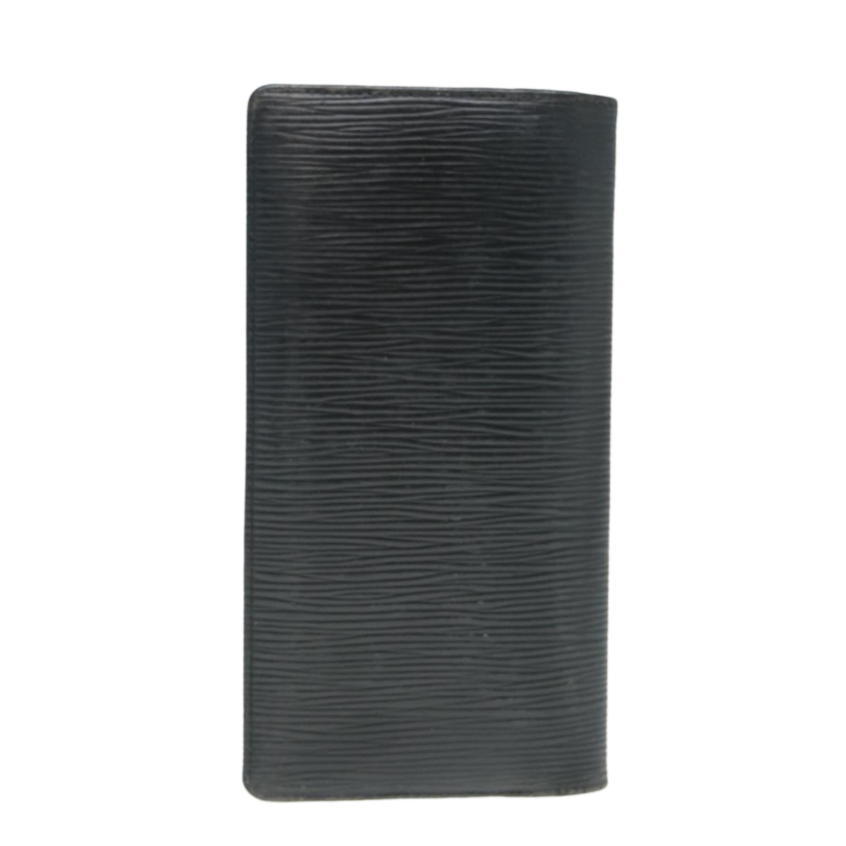 LOUIS VUITTON Epi Portefeuille Brazza Long Wallet Black M60622 LV Auth bs16921