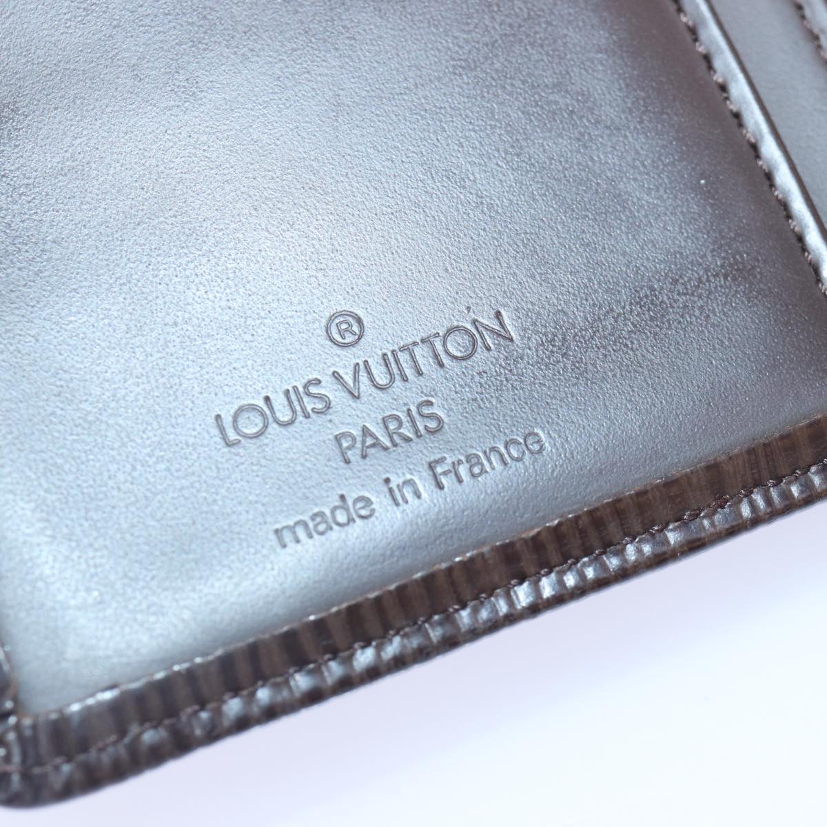 LOUIS VUITTON Epi Porte Monnaie Billets Viennois Mocha M6324D LV Auth bs16925