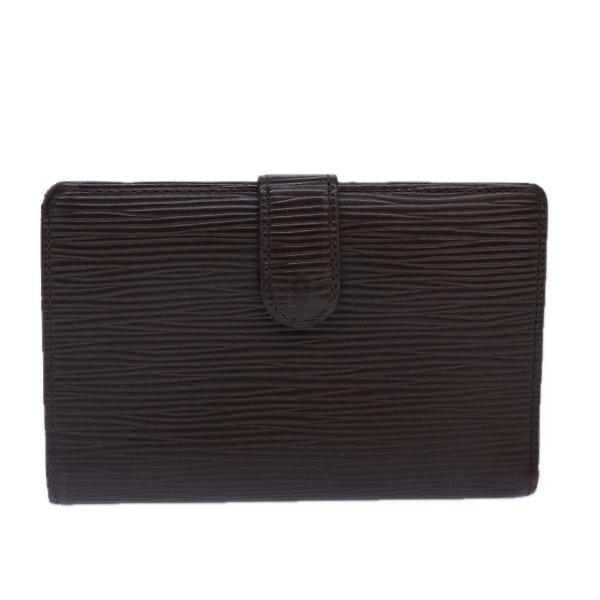 LOUIS VUITTON Epi Porte Monnaie Billets Viennois Mocha M6324D LV Auth bs16925