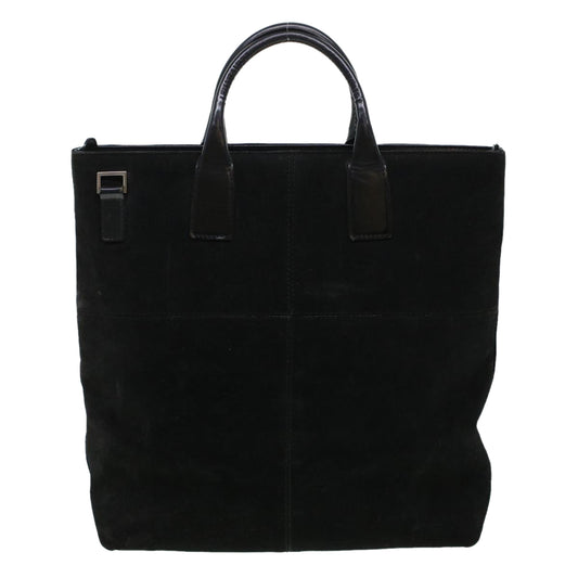 GUCCI Hand Bag Suede Black  bs5946