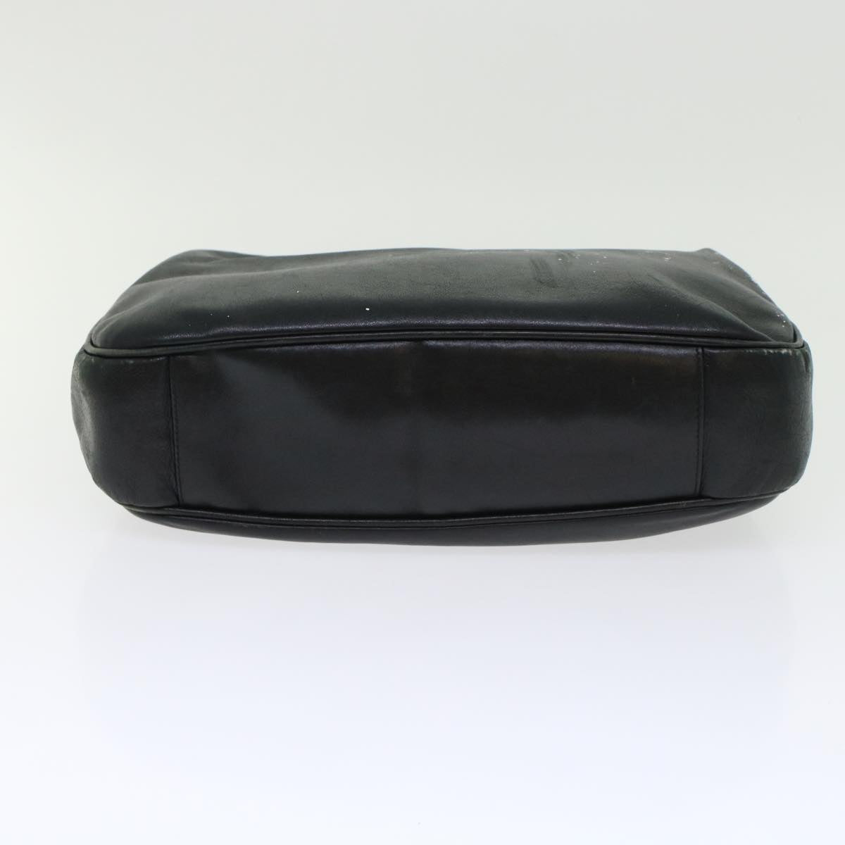 Gucci Bamboo Hand Bag Leather 2way Black  bs6247