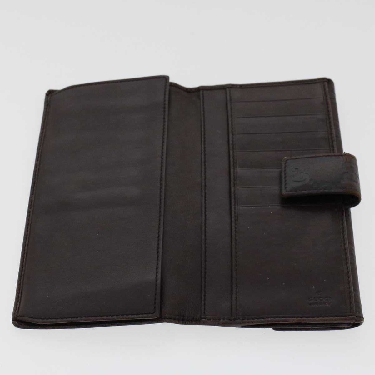 Gucci GG Canvas Long Wallet Leather 3Set Brown Beige Silver  bs6283