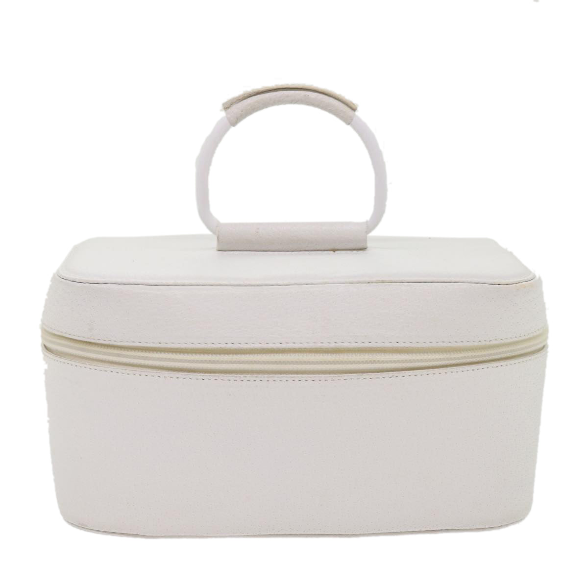 GUCCI Vanity Cosmetic Pouch Leather White 03917050710  bs6557