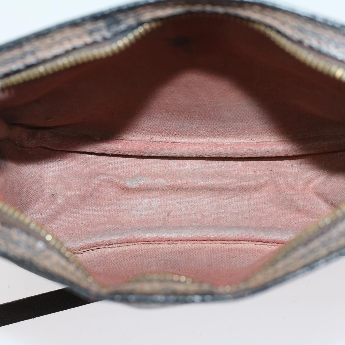 LOUIS VUITTON Damier Ebene Trousse makeup Pouch N51982 LV  bs6838
