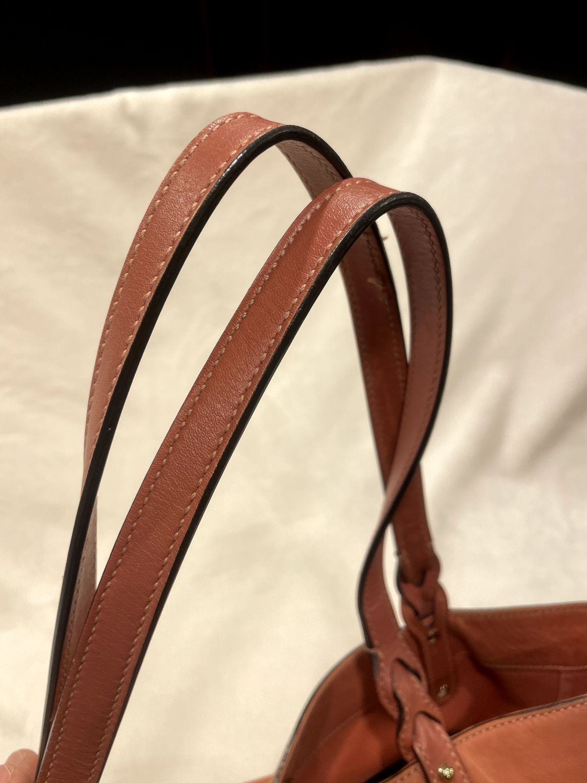 Gucci Brown Craft Leather Tote w Detachable Python Wallet