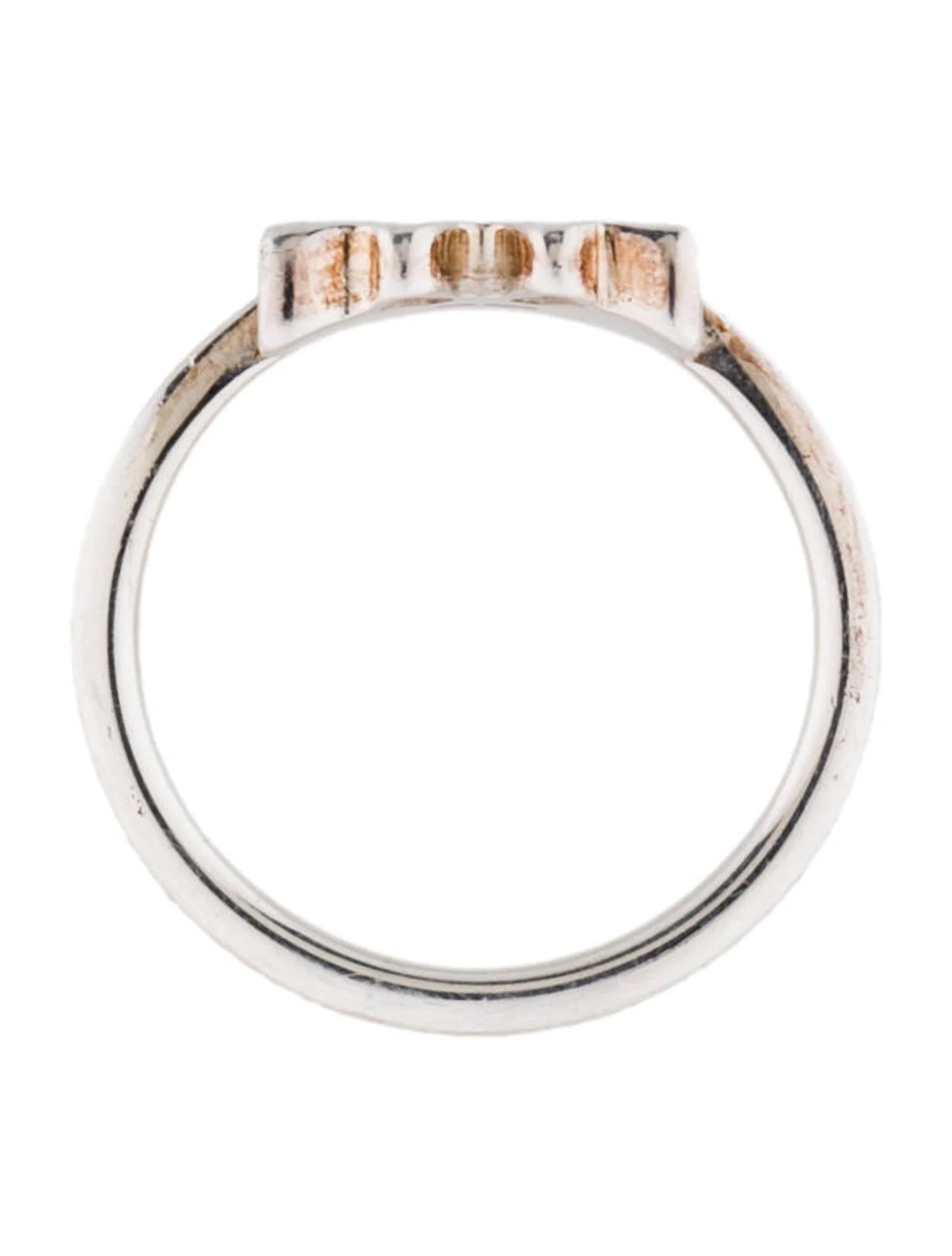 Gucci Logo Butterfly Ring in Sterling Silver