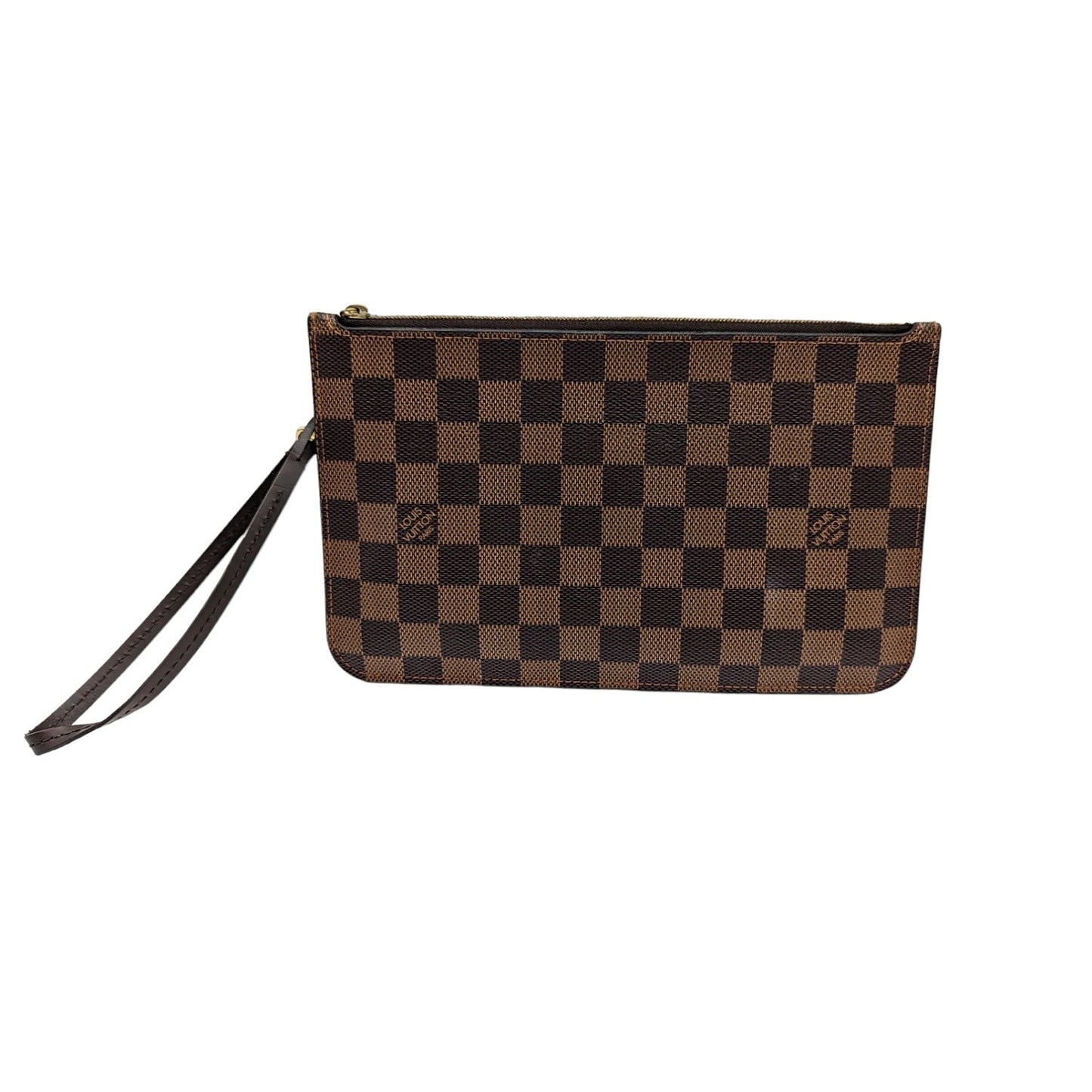 Louis Vuitton Damier Ebene Neverfull MM GM Pochette Wristlet