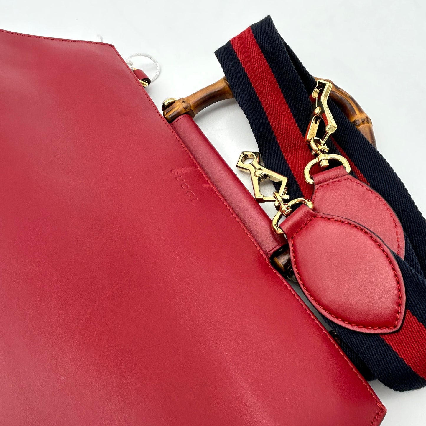 Gucci Faux Pearl Nymphaea - Red Handle Bags, Handbags LA15748