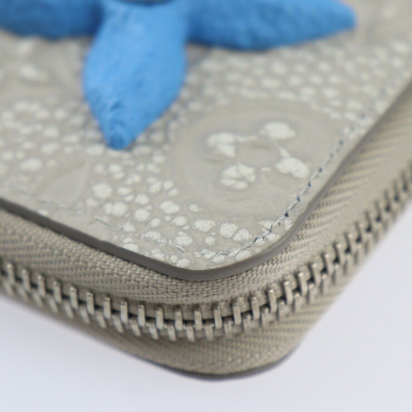 Louis Vuitton blue  Leather Long Wallet (Bi-Fold)