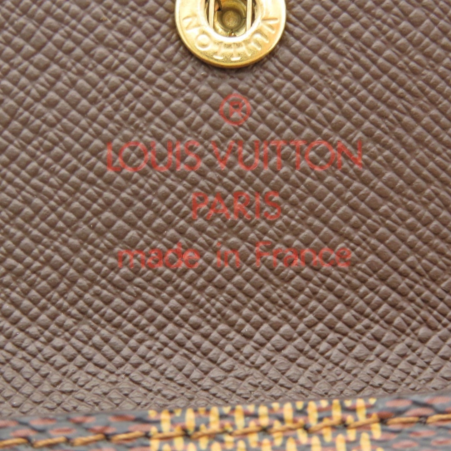 Louis Vuitton Damier Damier Canvas Ebene Damier Canvas Coin Purse/Coin Case