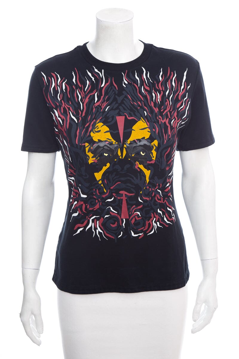 Louis Vuitton Black Graphic Print T-Shirt SZ S